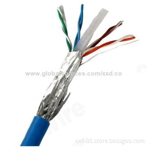 China supplier 1000ft/roll fire-resistant Cat6 cable 4*2*0.57mm bare copper